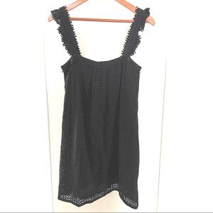 Black Eyelet Lace Sezane Dress